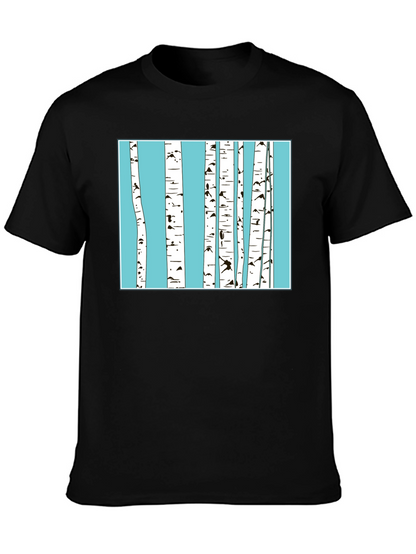 Birch Trees Graphic T-Shirt - Nature Inspired Tee