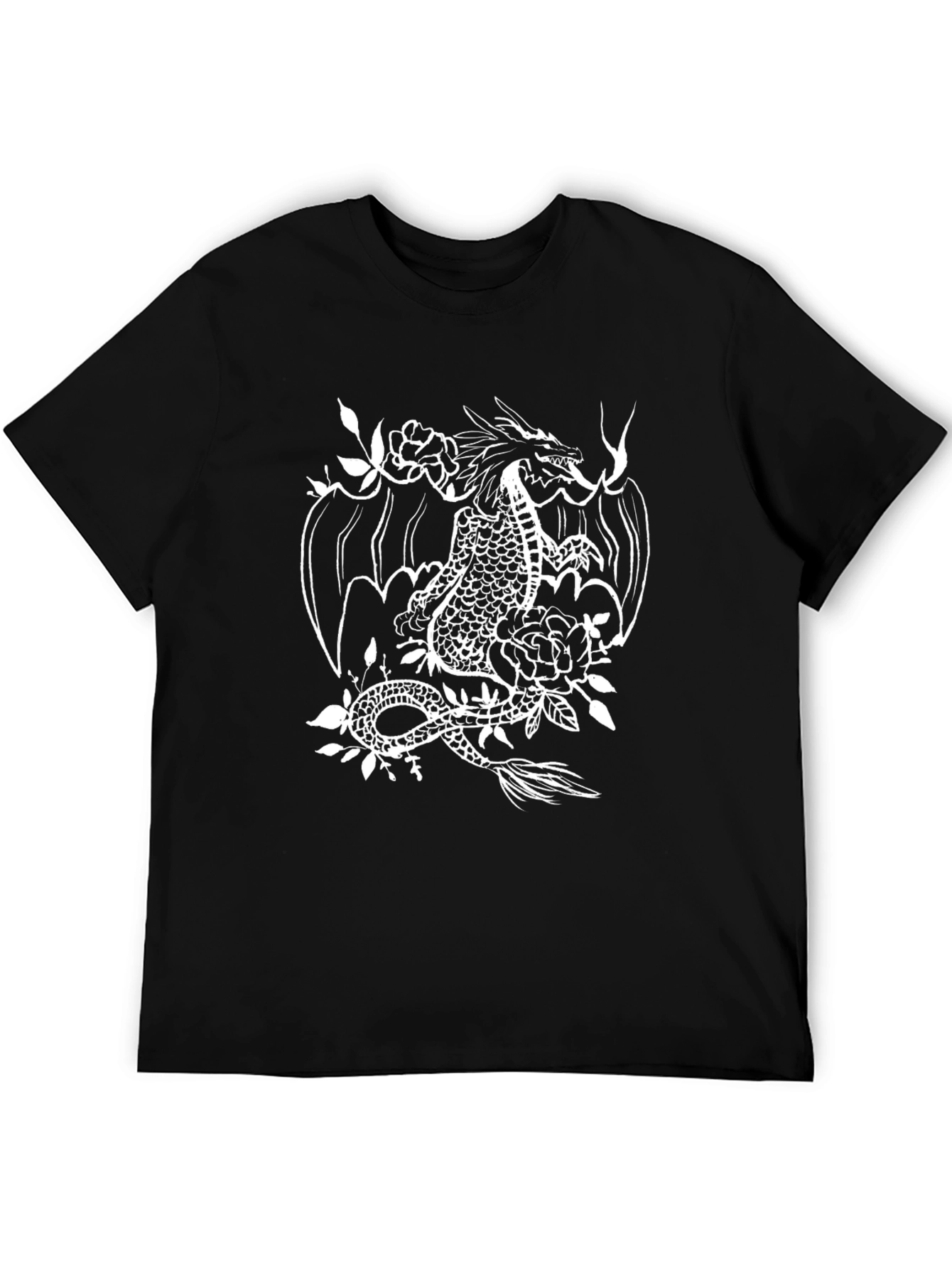 Dragon Graphic T-Shirt - Black