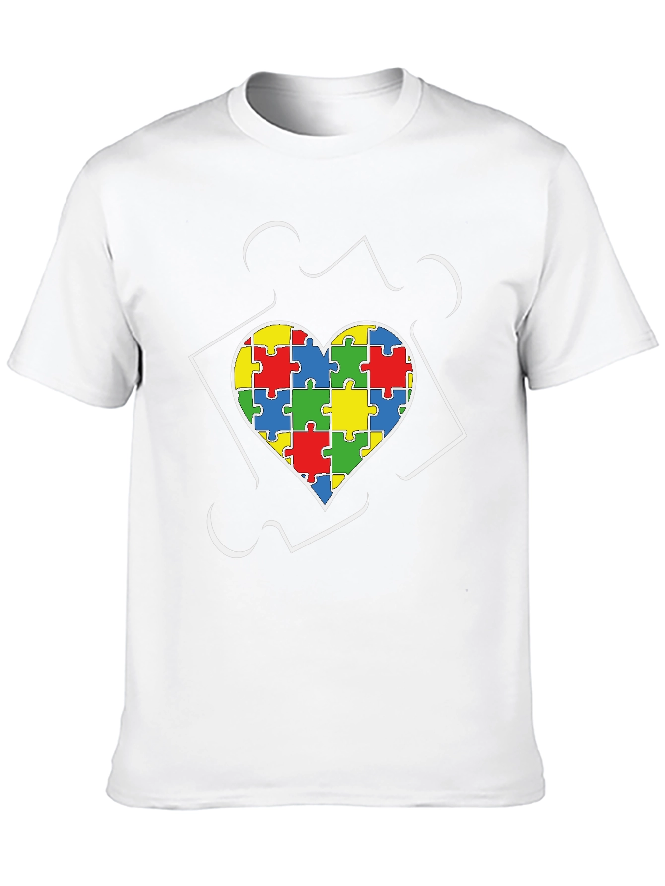 Autism Awareness Puzzle Heart T-Shirt