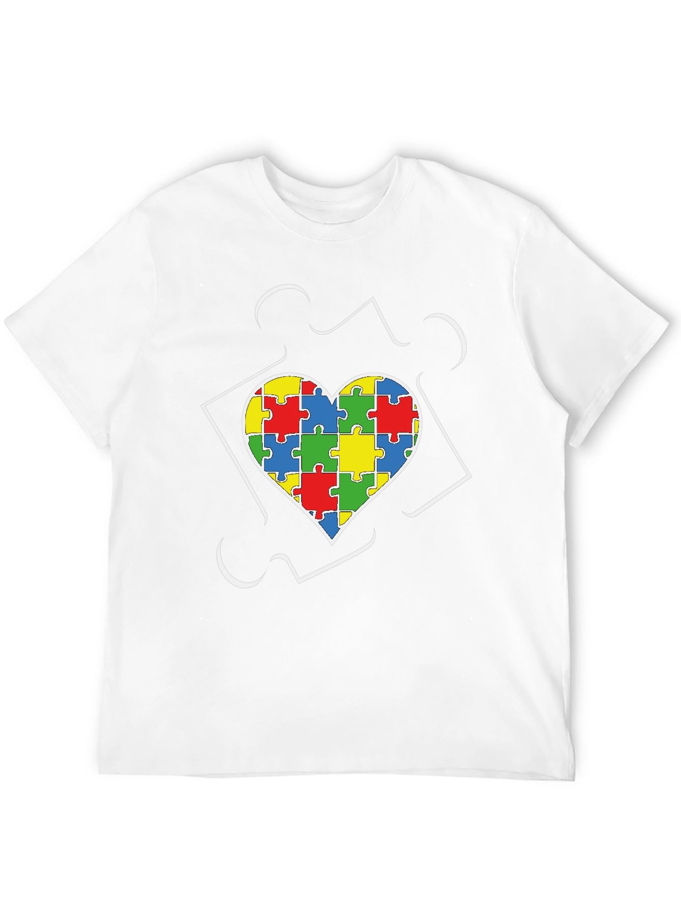Autism Awareness Puzzle Heart T-Shirt