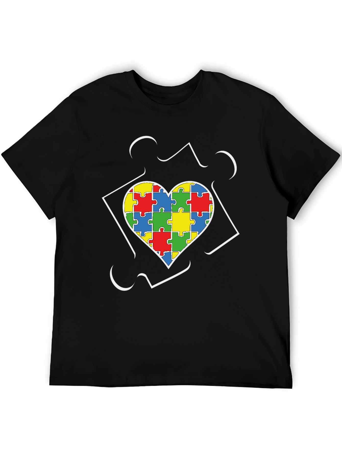 Autism Awareness Puzzle Heart T-Shirt