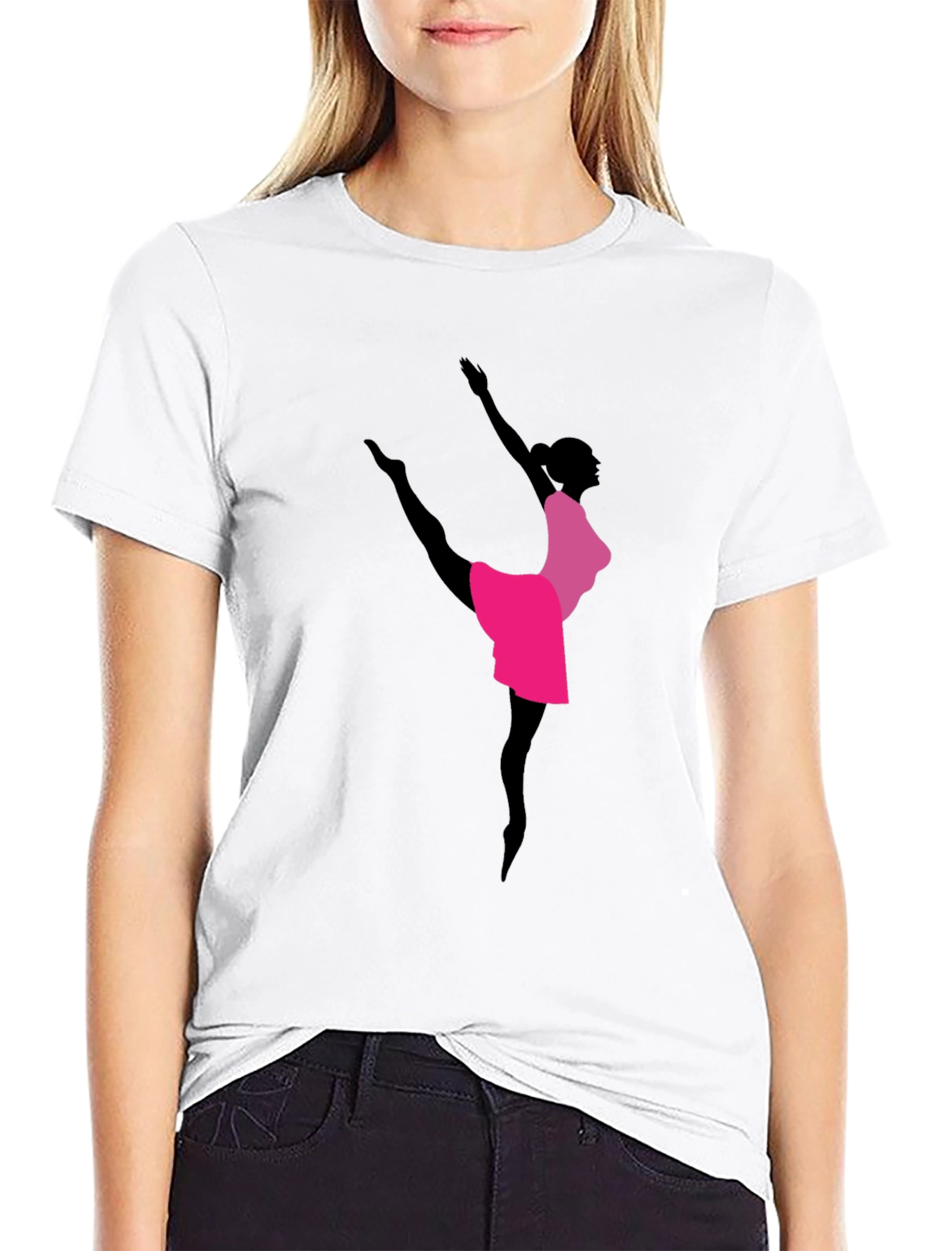 Ballet Dancer Graphic Tee - Black Unisex T-Shirt