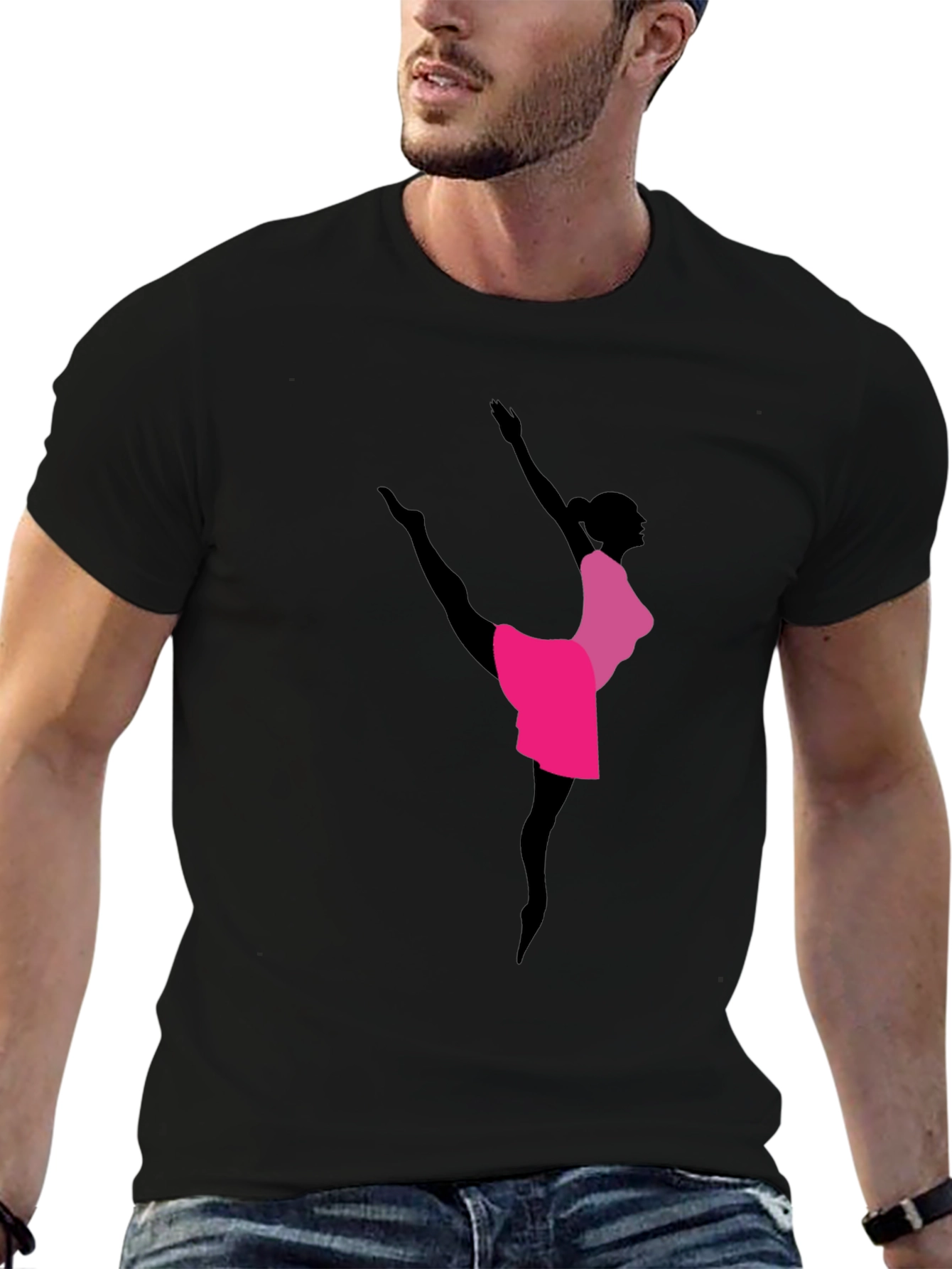 Ballet Dancer Graphic Tee - Black Unisex T-Shirt
