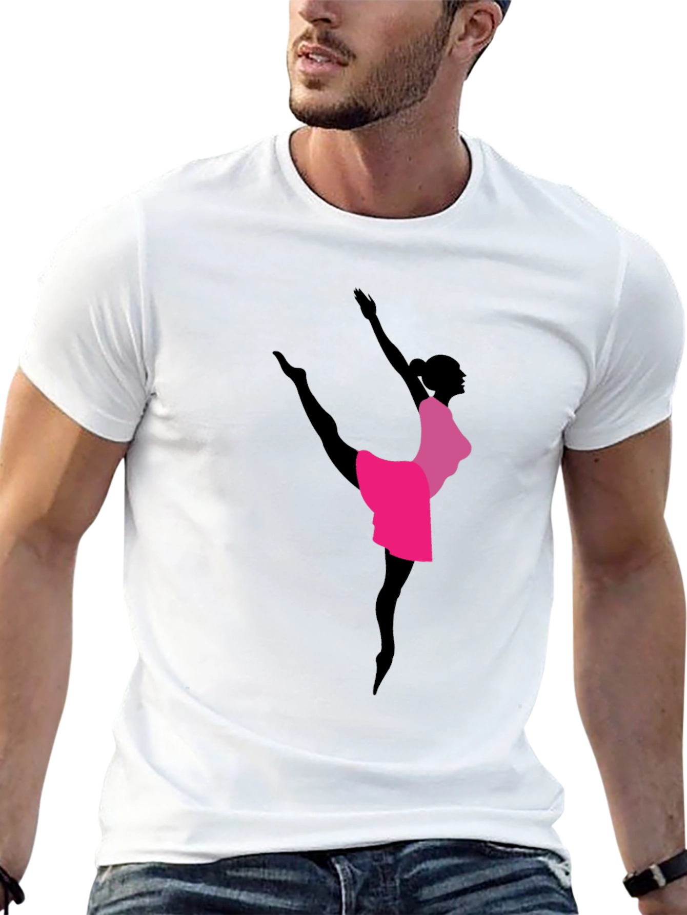 Ballet Dancer Graphic Tee - Black Unisex T-Shirt