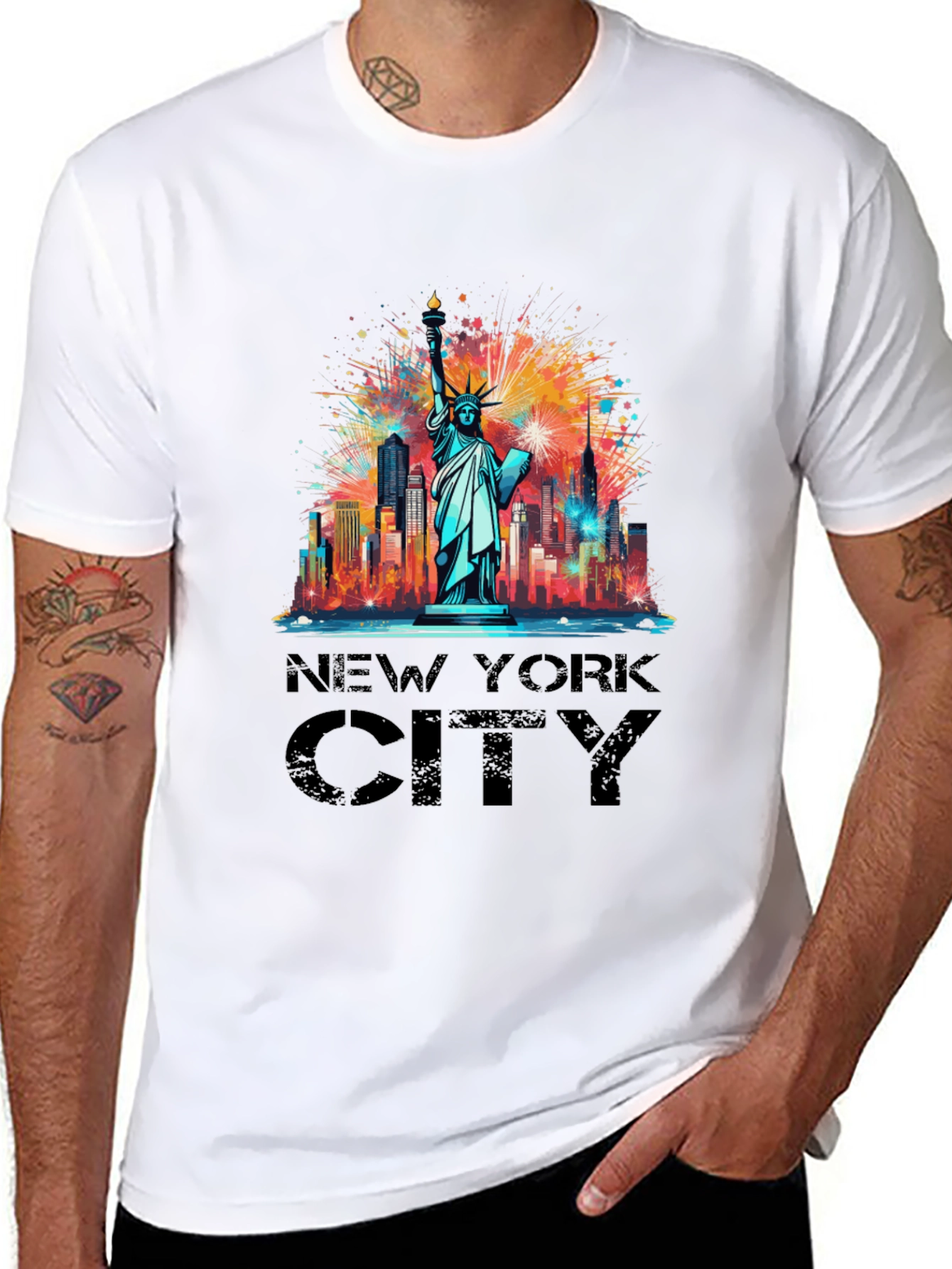 New York City Liberty Graphic Tee