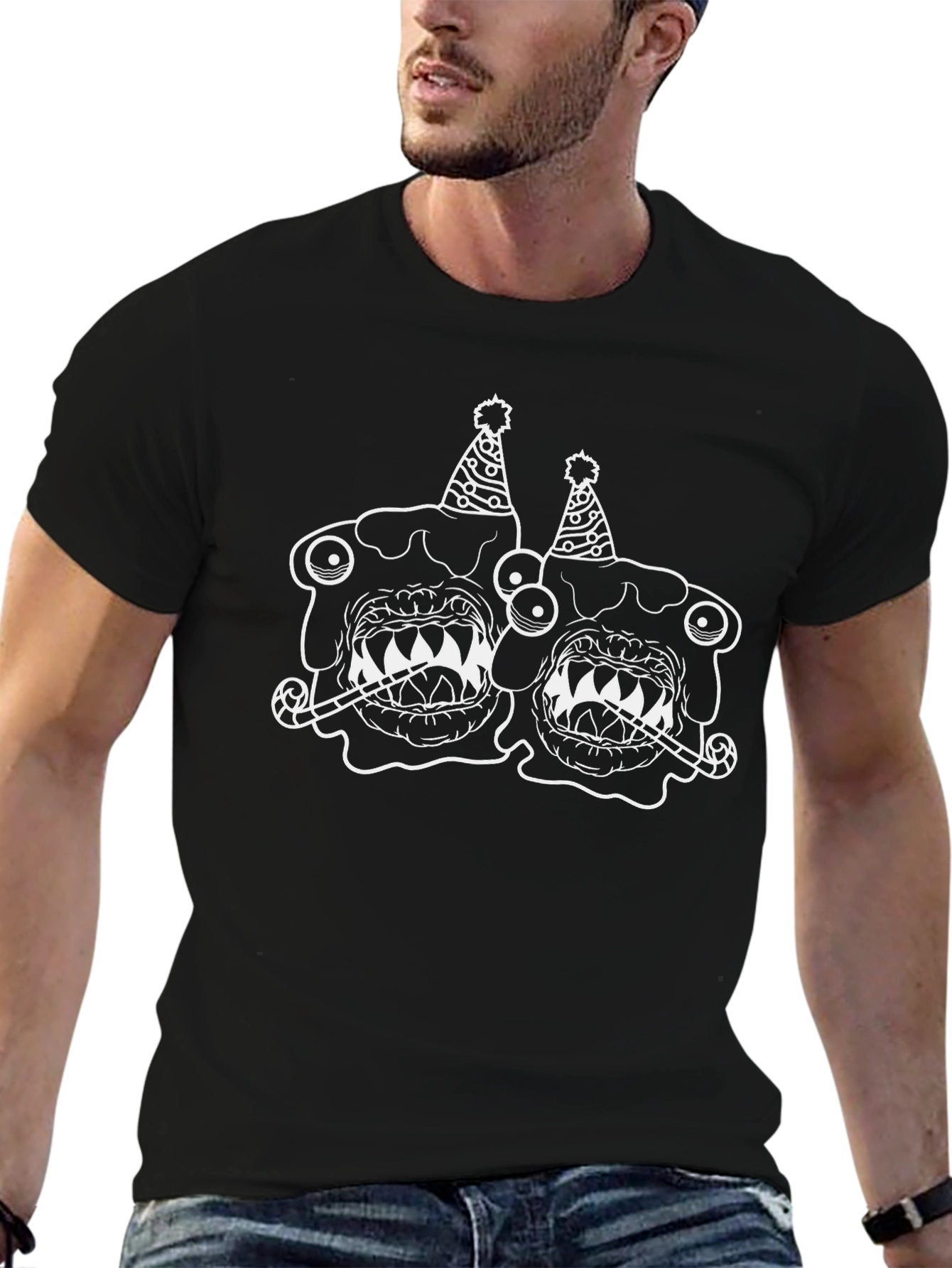 Monster Birthday Party Graphic T-Shirt