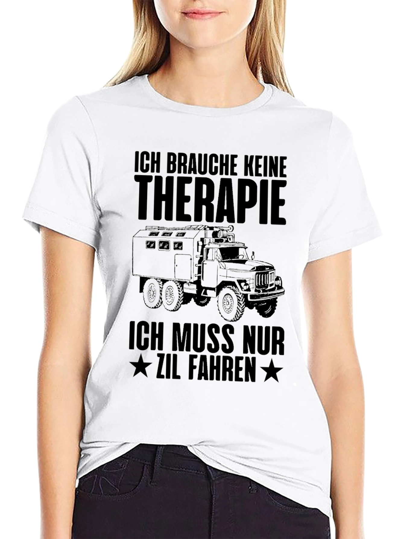 ZIL Truck Therapy T-Shirt - Black