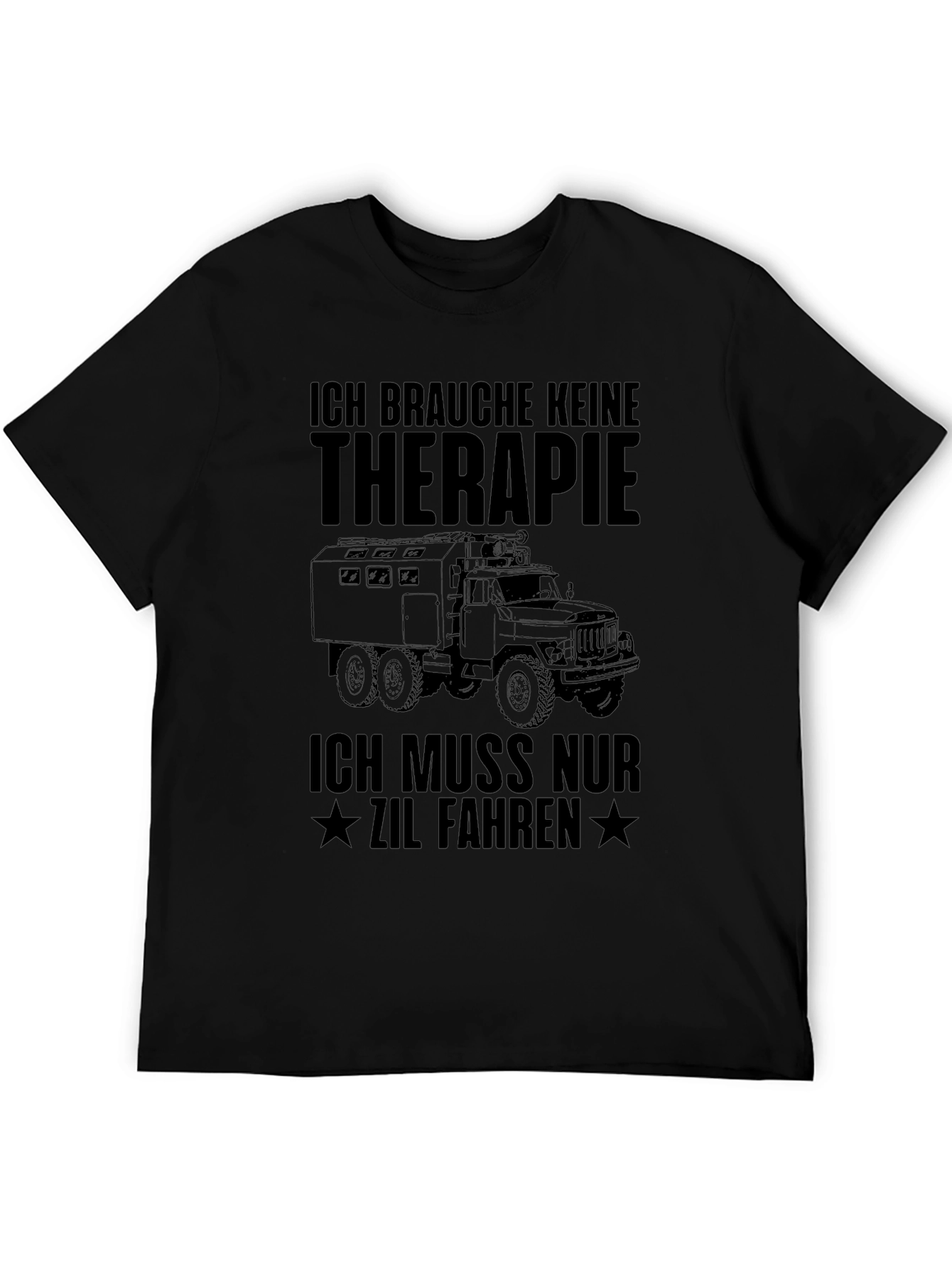 ZIL Truck Therapy T-Shirt - Black