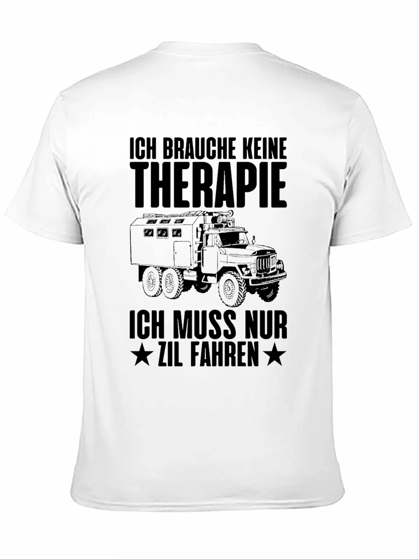 ZIL Truck Therapy T-Shirt - Black