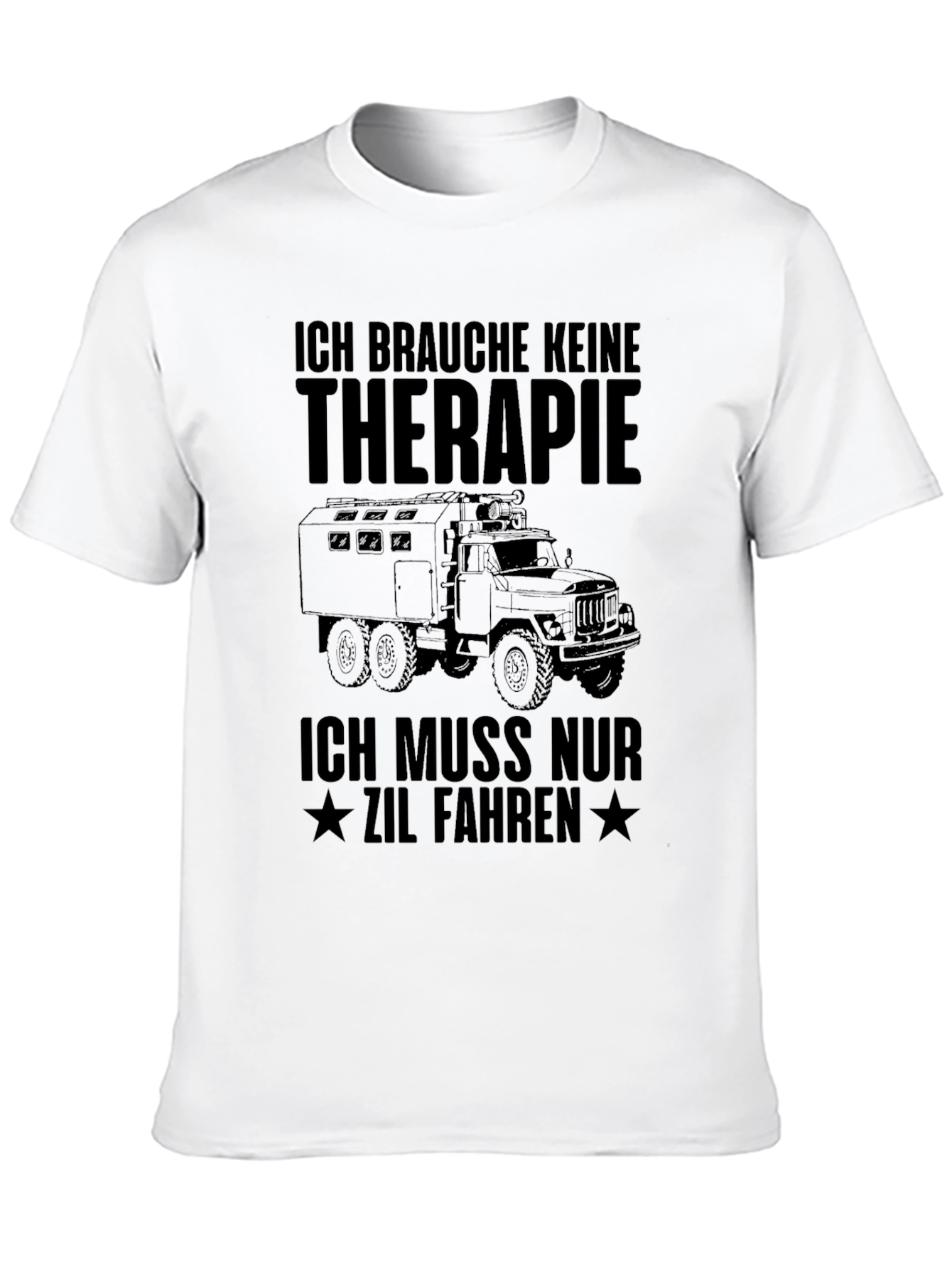 ZIL Truck Therapy T-Shirt - Black