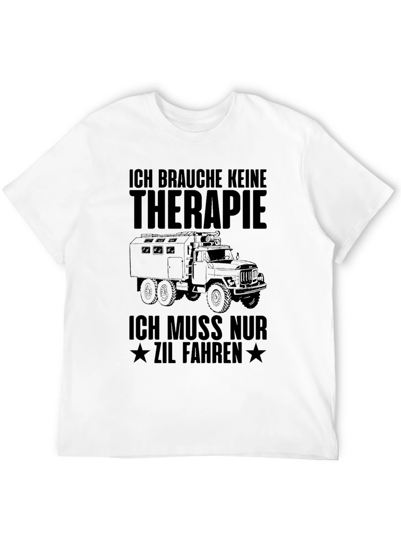 ZIL Truck Therapy T-Shirt - Black