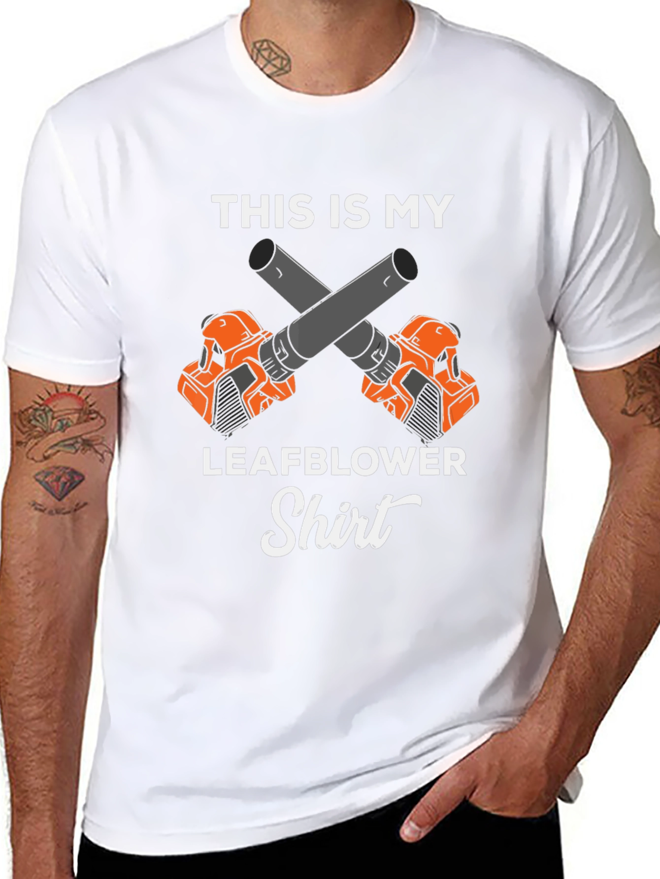 Leaf Blower T-Shirt - Funny Gardening Shirt
