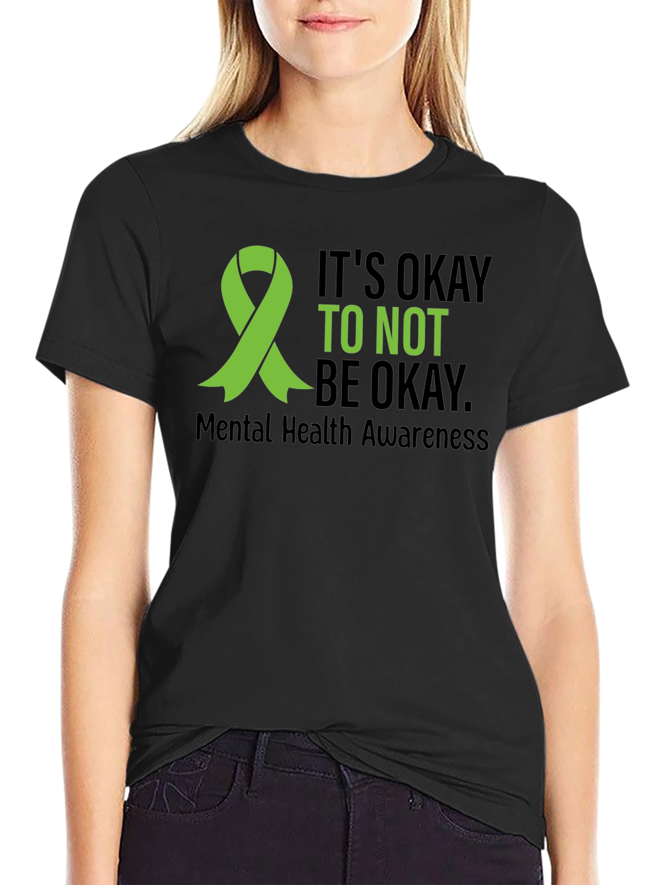 Mental Health Awareness Ribbon T-Shirt