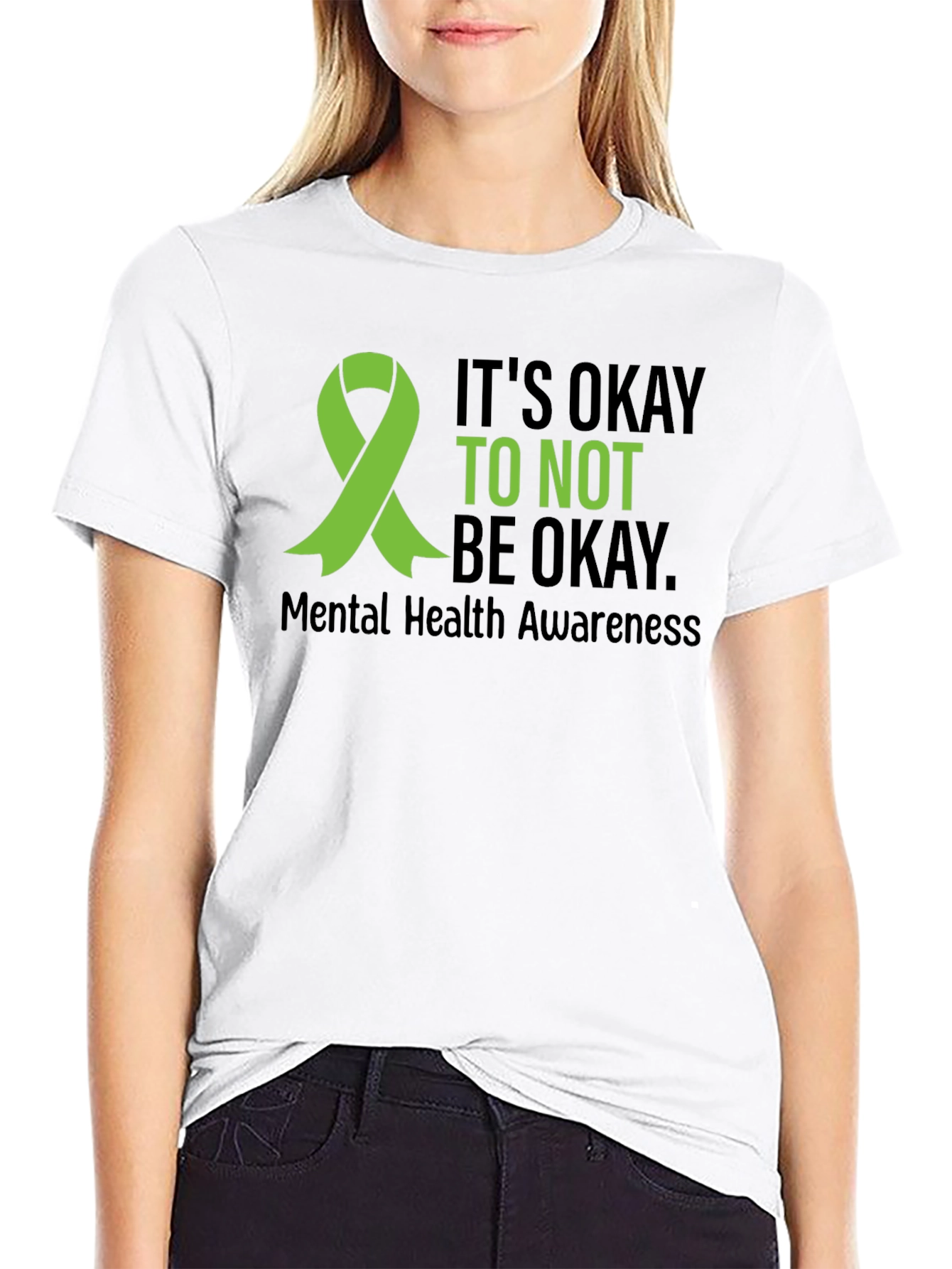 Mental Health Awareness Ribbon T-Shirt
