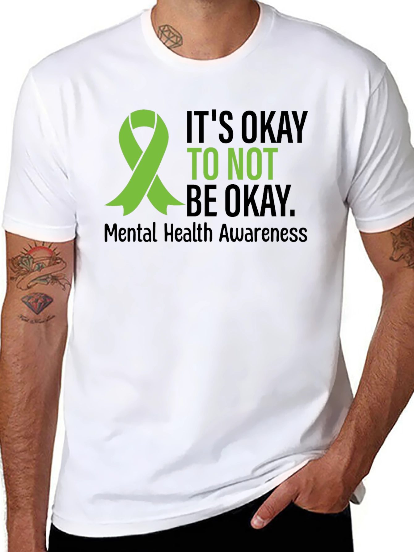 Mental Health Awareness Ribbon T-Shirt