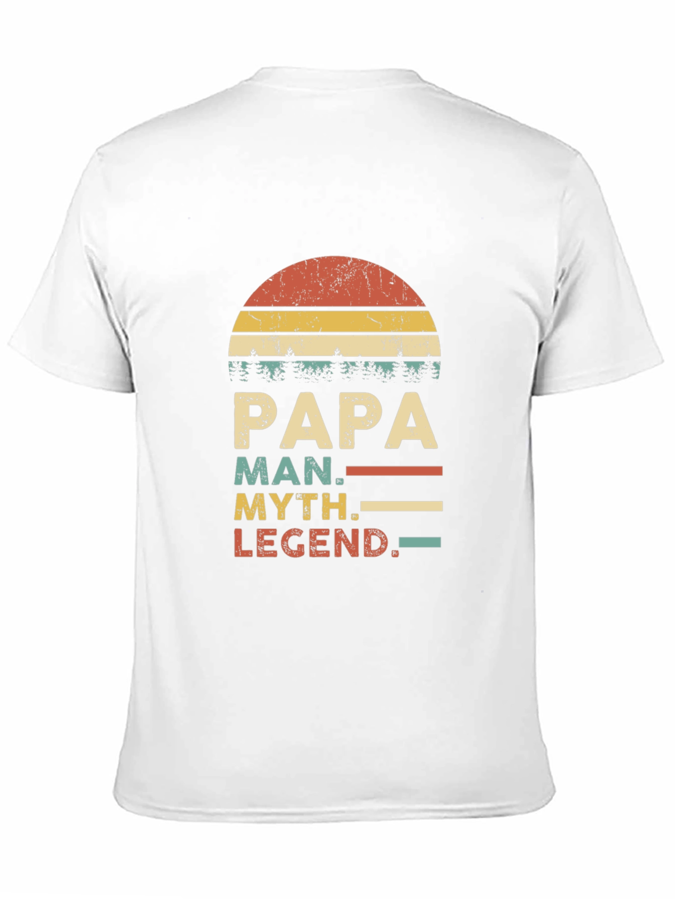 Papa Man Myth Legend Graphic T-Shirt