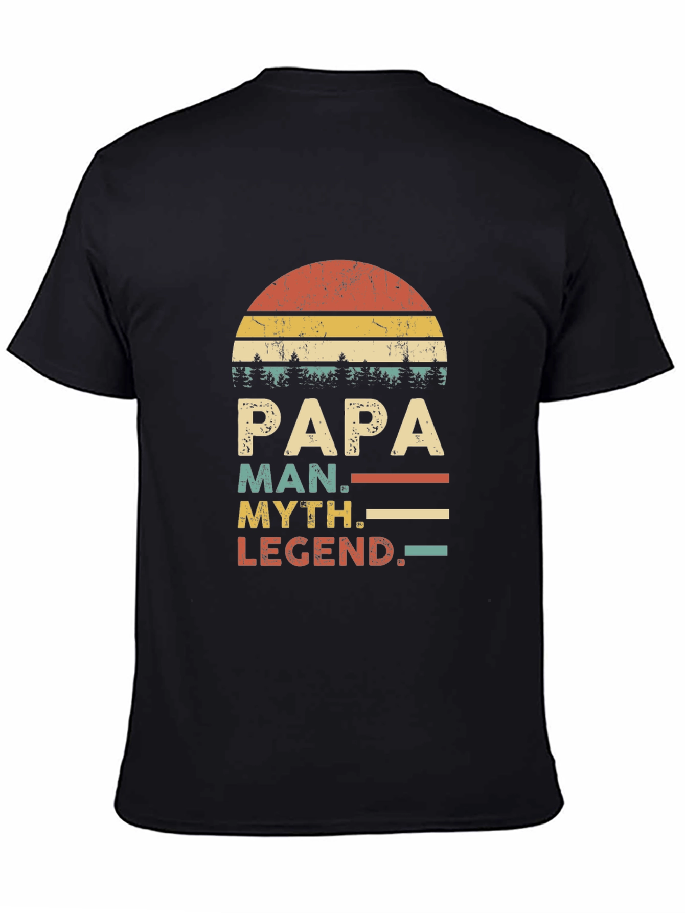 Papa Man Myth Legend Graphic T-Shirt
