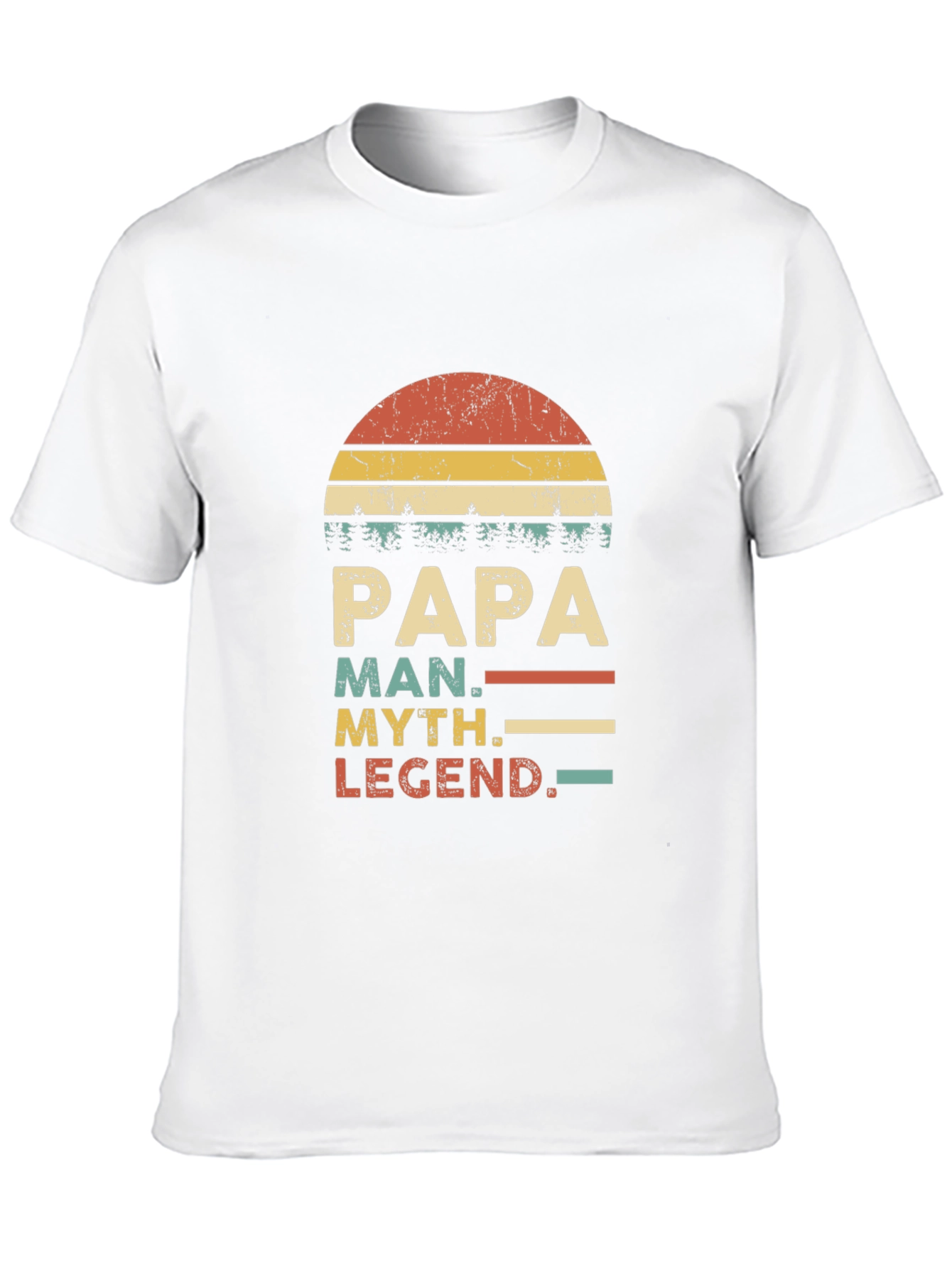 Papa Man Myth Legend Graphic T-Shirt