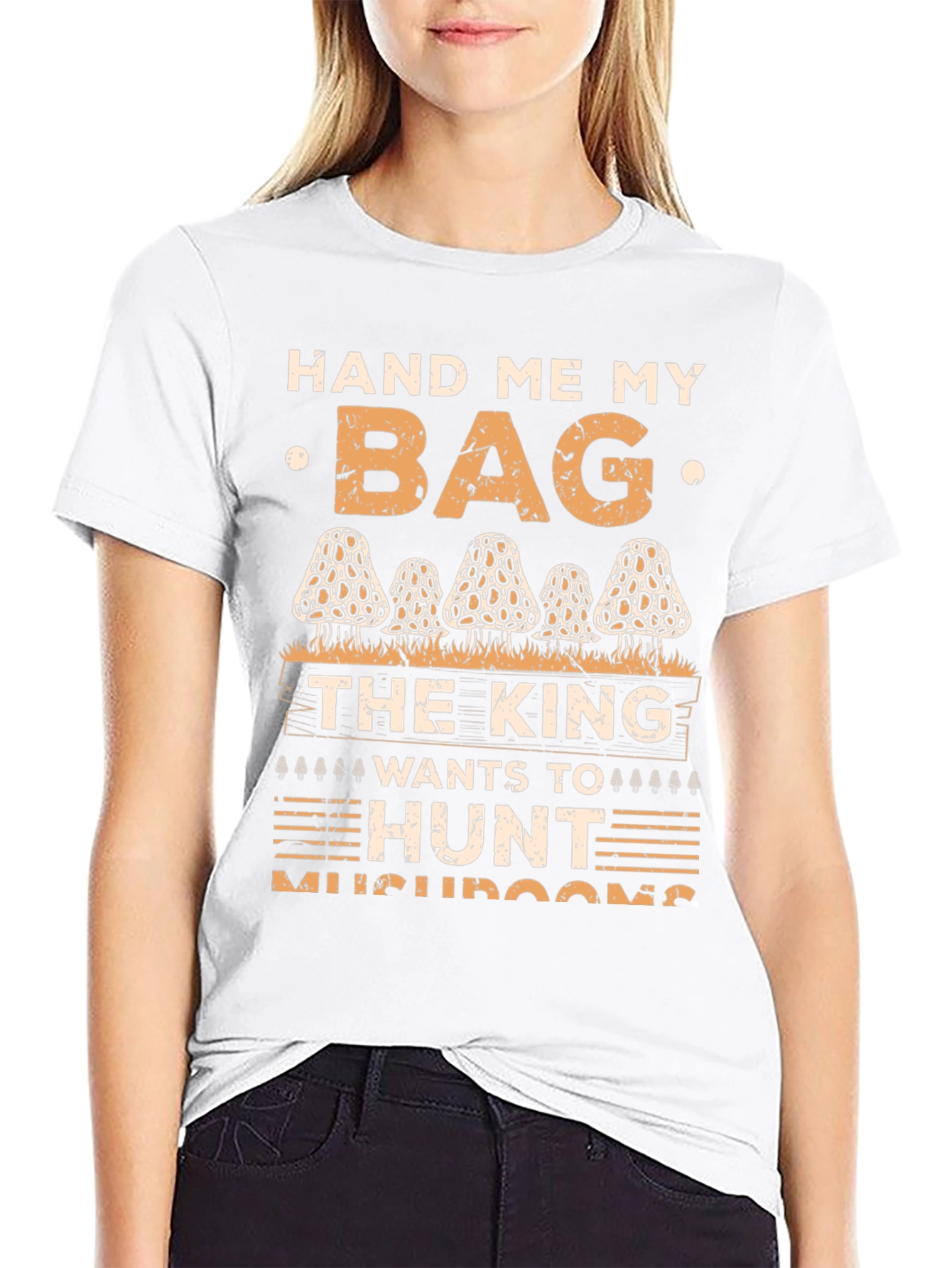 Mushroom Hunting Tee: Hand Me My Bag!