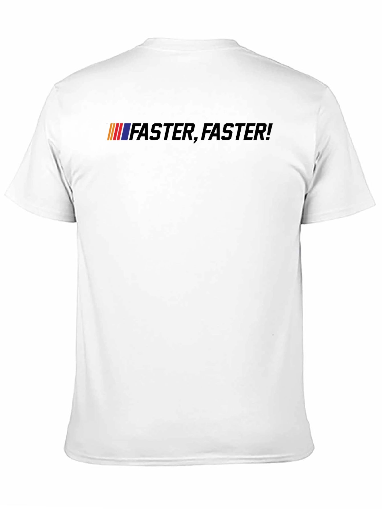 Faster Faster! Black Graphic Tee