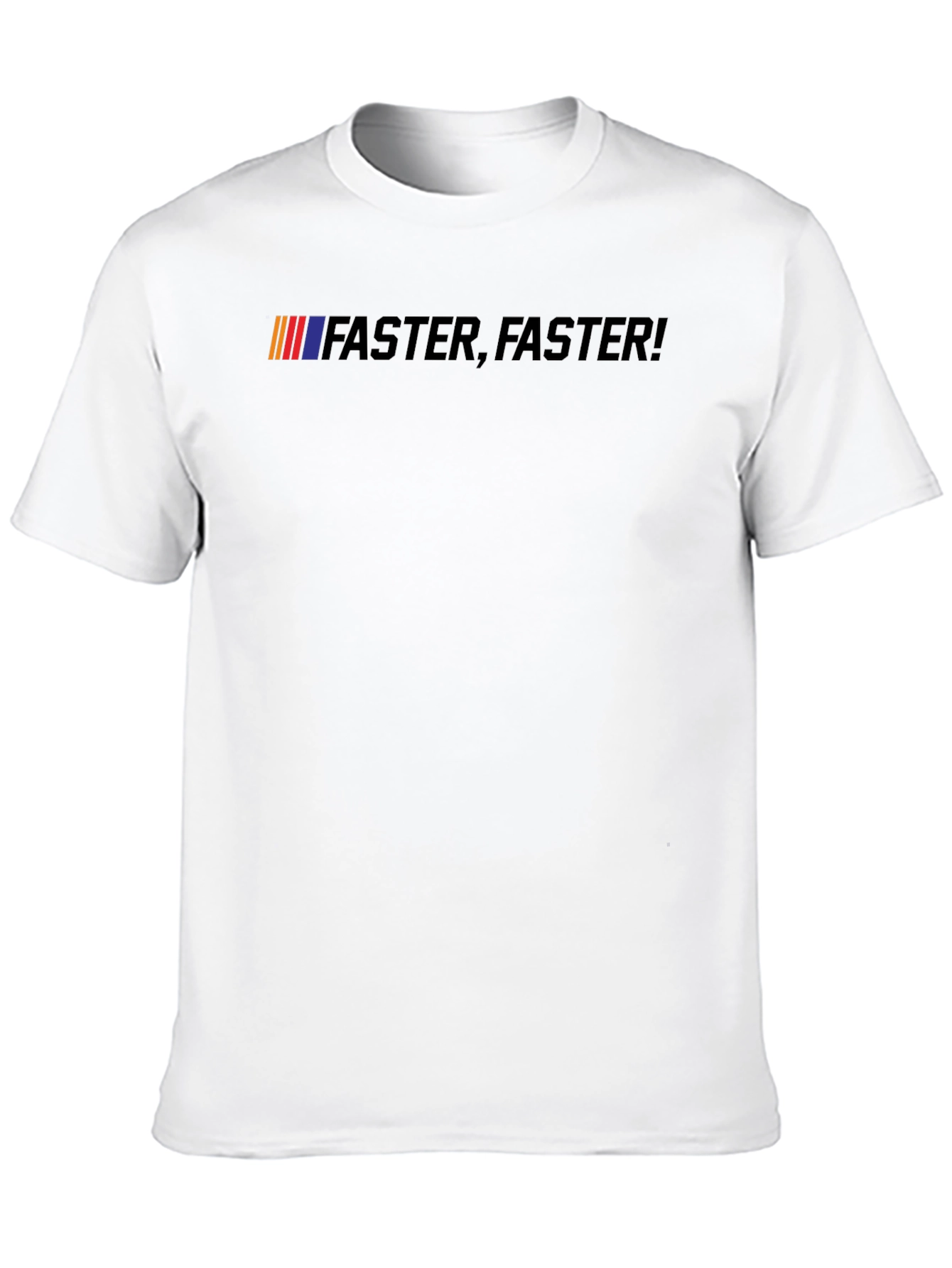Faster Faster! Black Graphic Tee