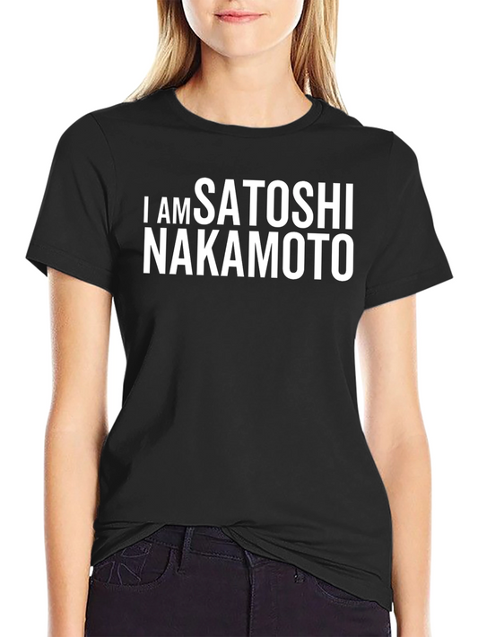 I Am Satoshi Nakamoto T-Shirt Crypto Bitcoin