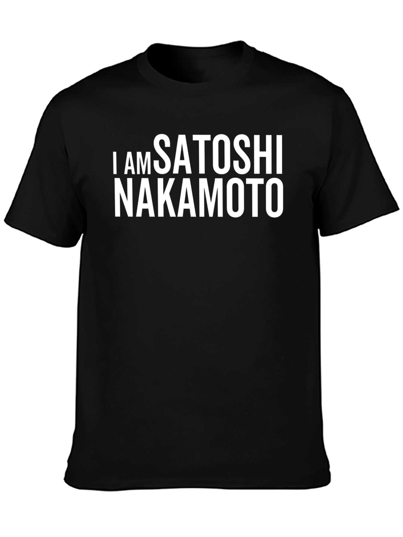 I Am Satoshi Nakamoto T-Shirt Crypto Bitcoin