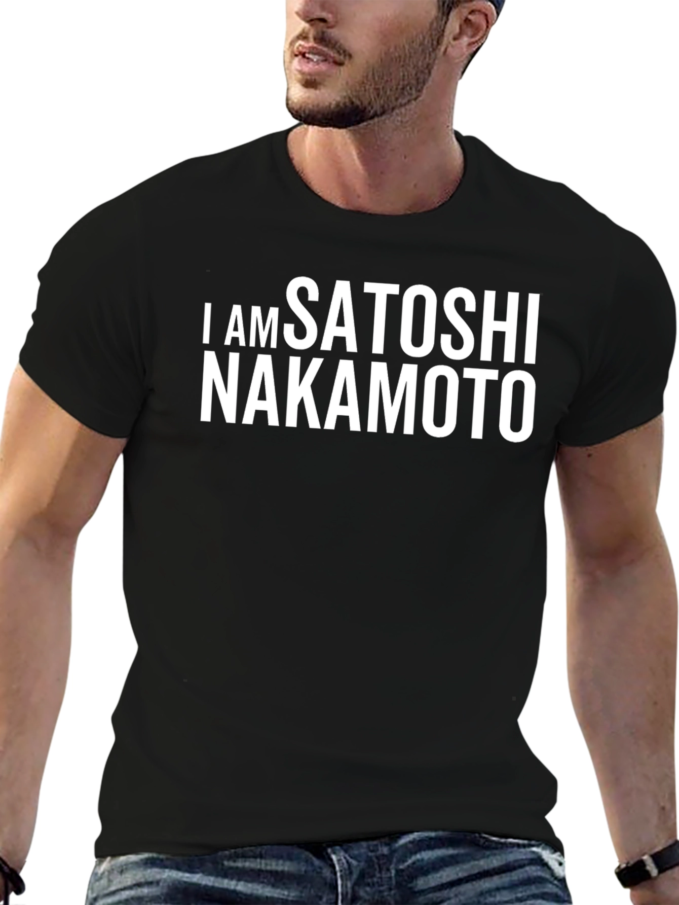I Am Satoshi Nakamoto T-Shirt Crypto Bitcoin