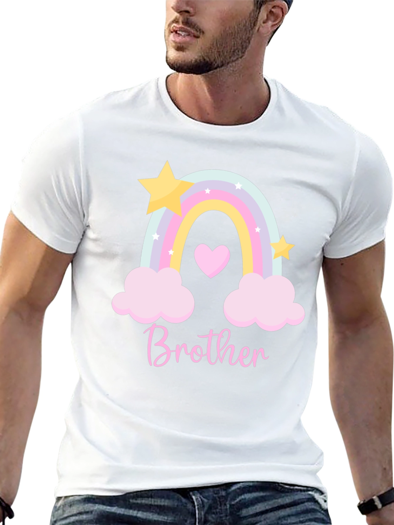 Brother Rainbow Graphic Tee
