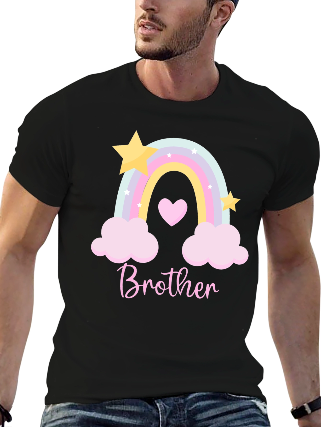 Brother Rainbow Graphic Tee