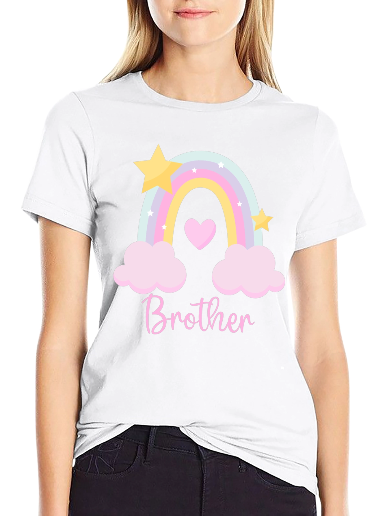 Brother Rainbow Graphic Tee