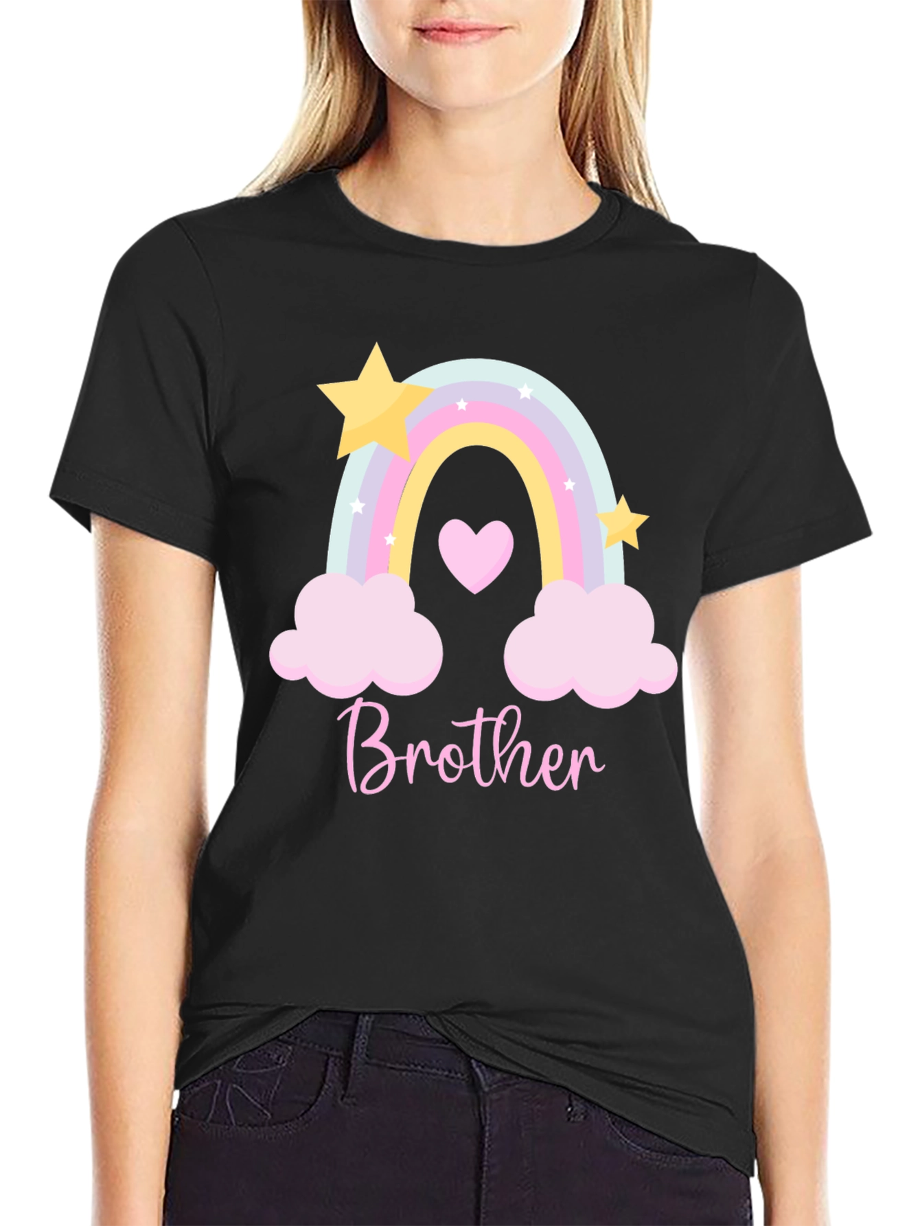 Brother Rainbow Graphic Tee