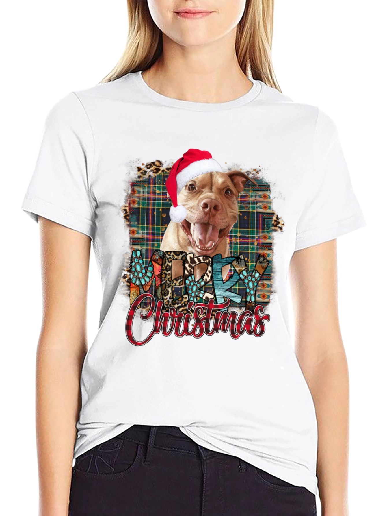 Merry Christmas Dog T-Shirt