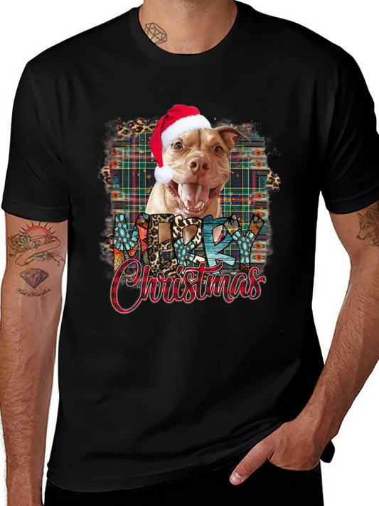 Merry Christmas Dog T-Shirt