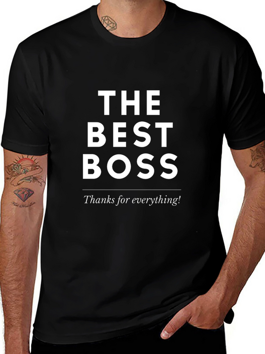 The Best Boss T-Shirt - Appreciation Gift