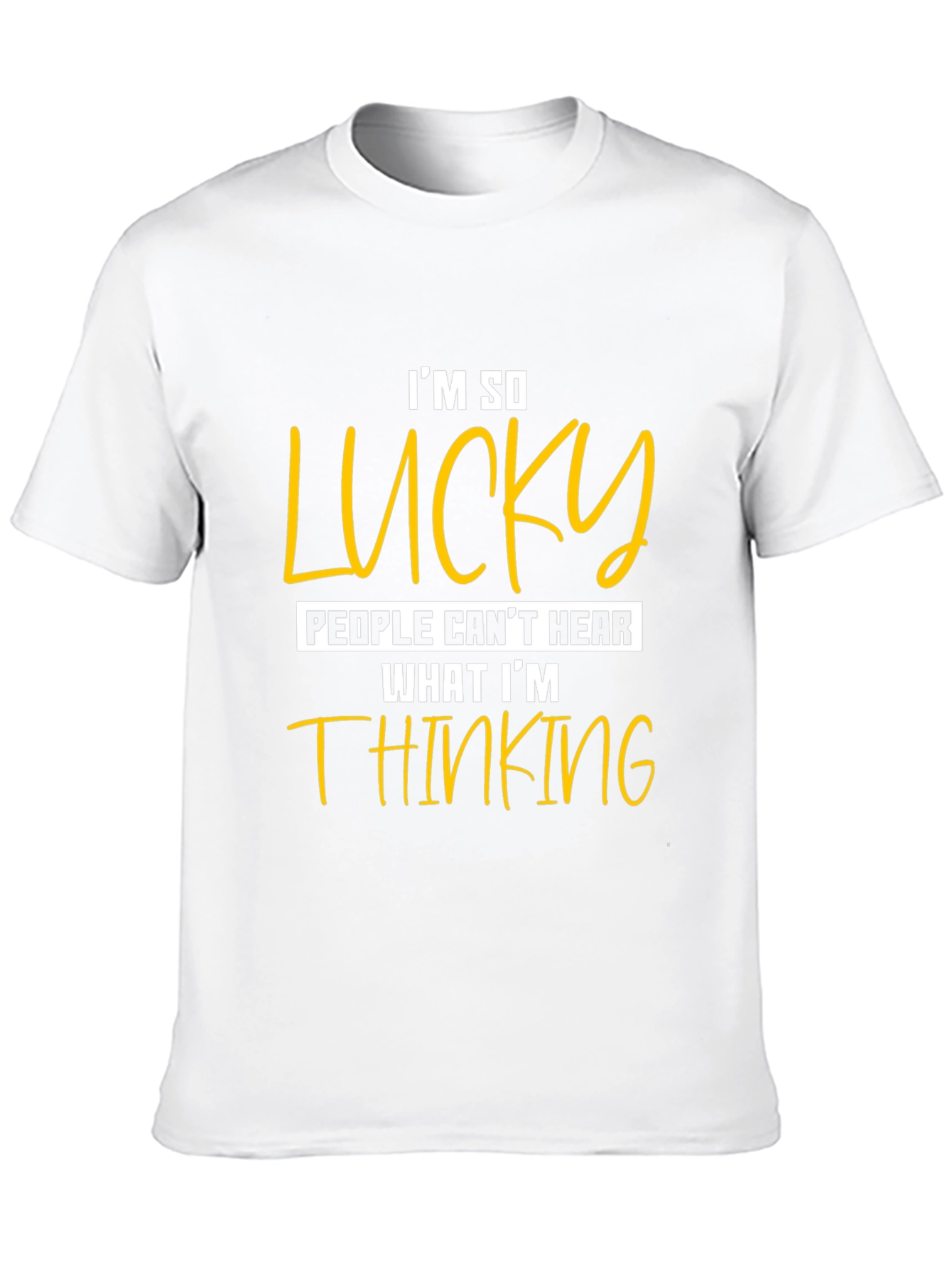 Funny Im So Lucky Graphic Tee