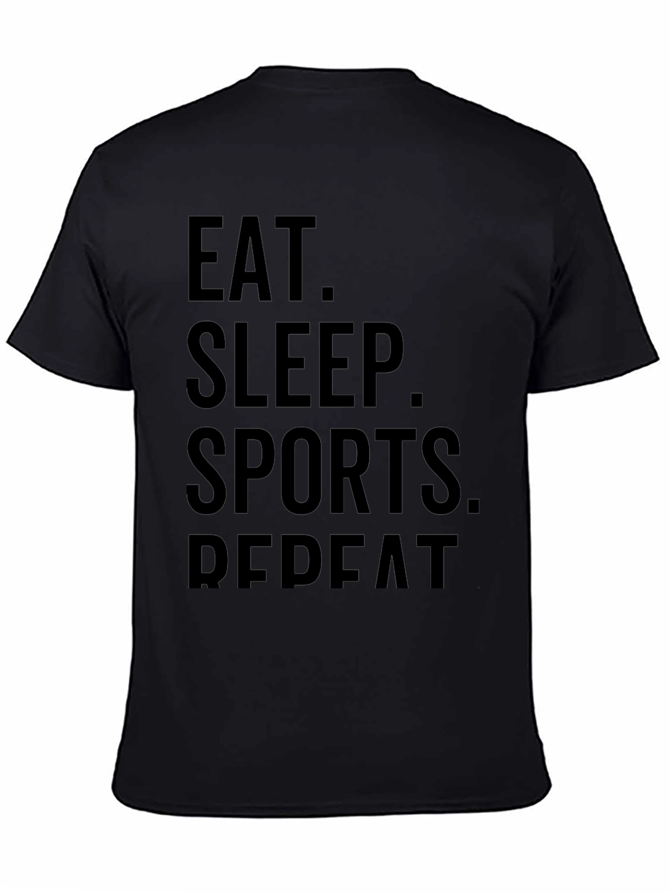 Eat Sleep Sports Repeat Graphic T-Shirt