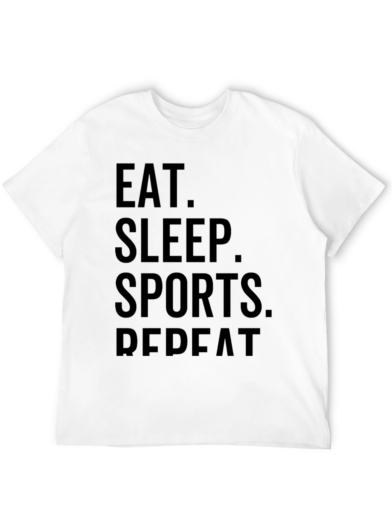 Eat Sleep Sports Repeat Graphic T-Shirt