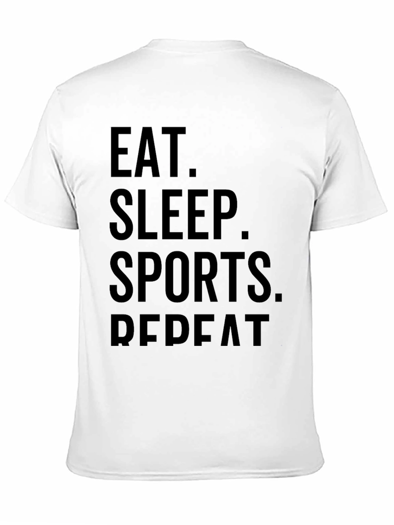 Eat Sleep Sports Repeat Graphic T-Shirt