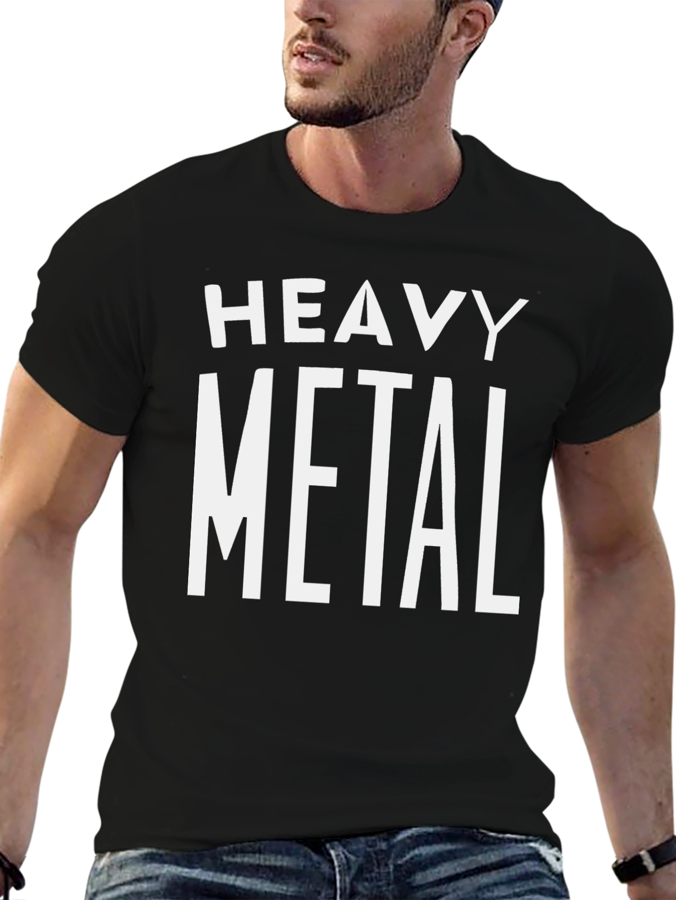 Heavy Metal Graphic Black T-Shirt