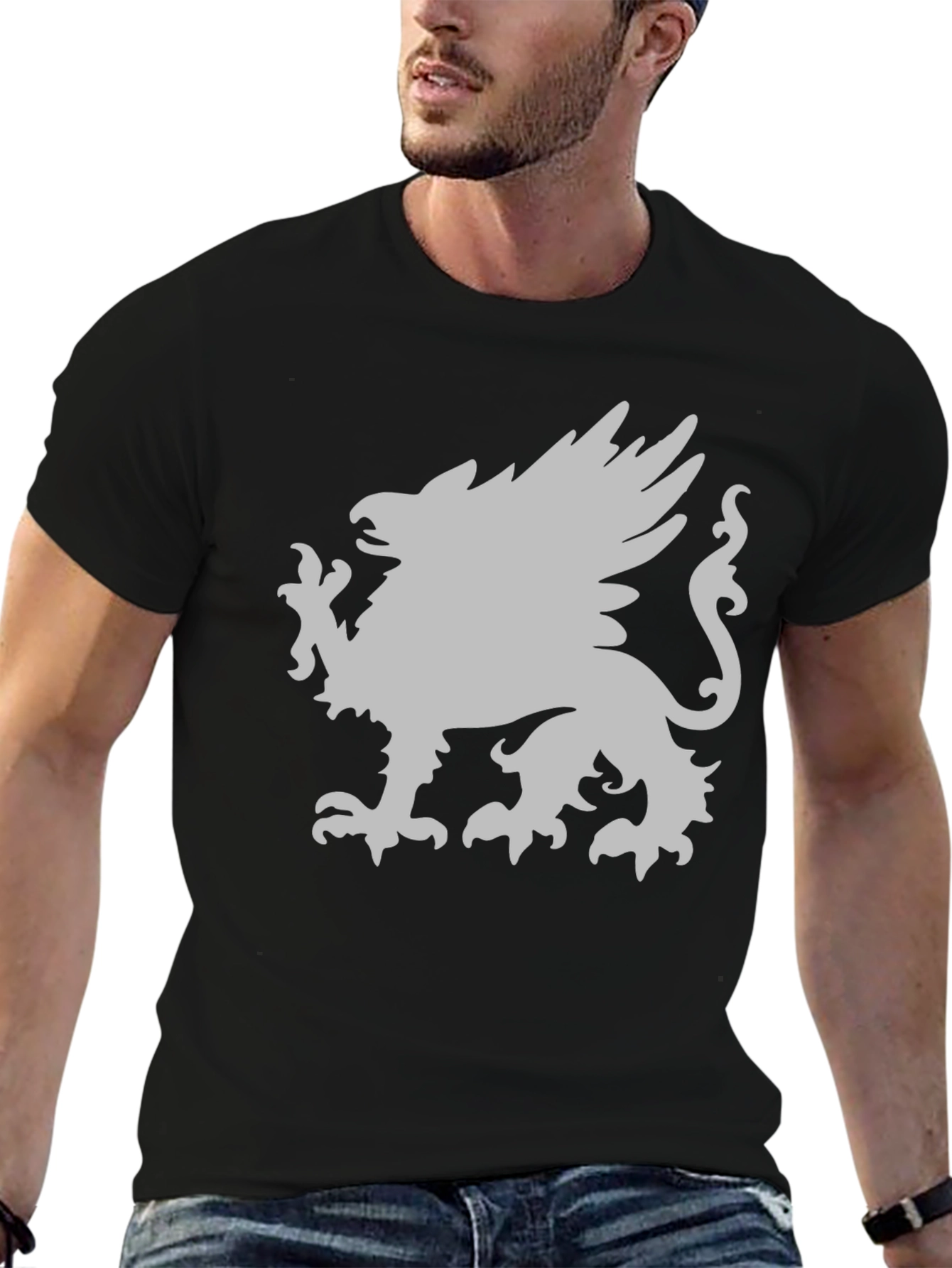 Griffin Graphic Tee - Classic Black