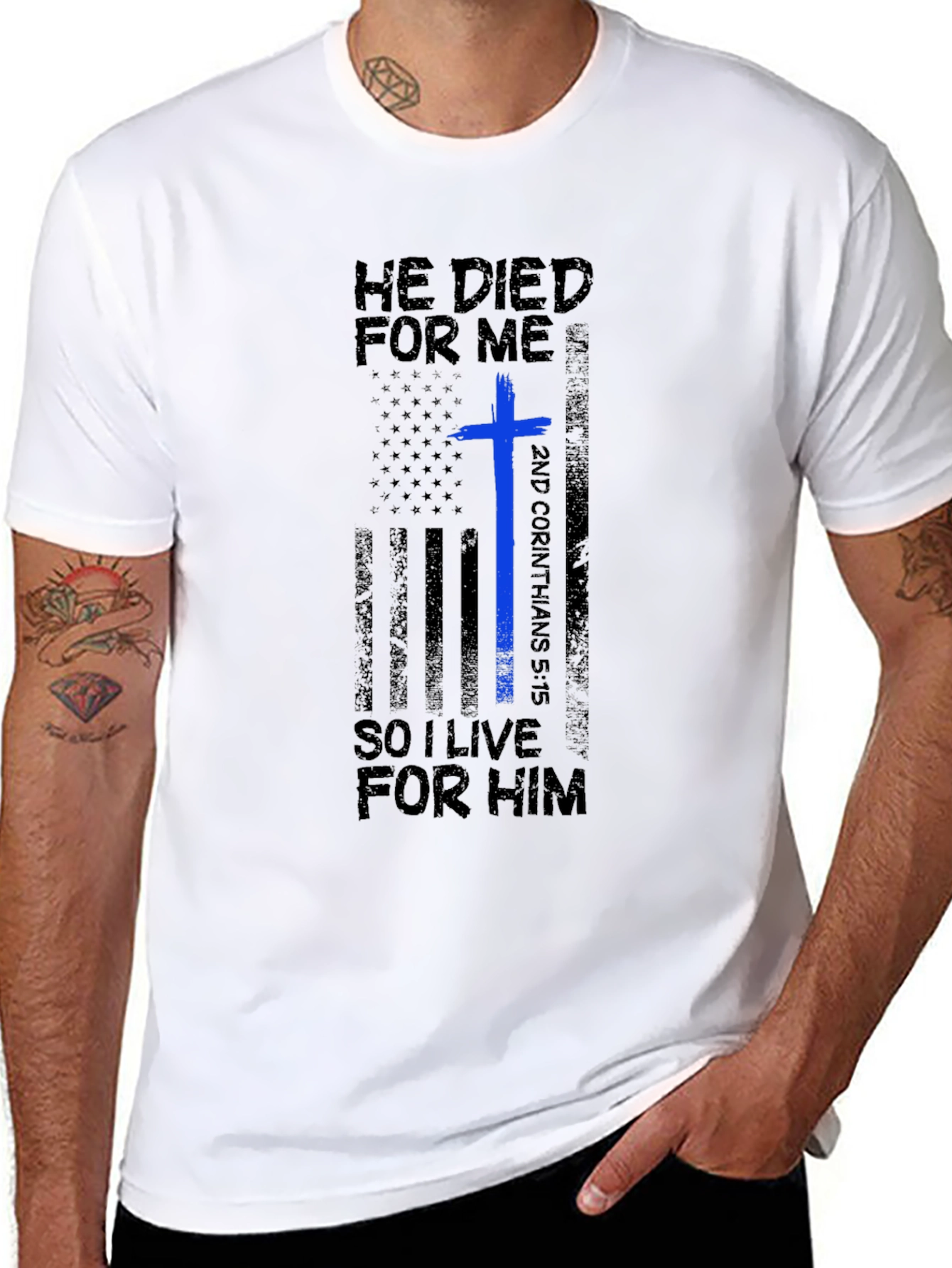 He Died For Me T-Shirt | Christian Apparel