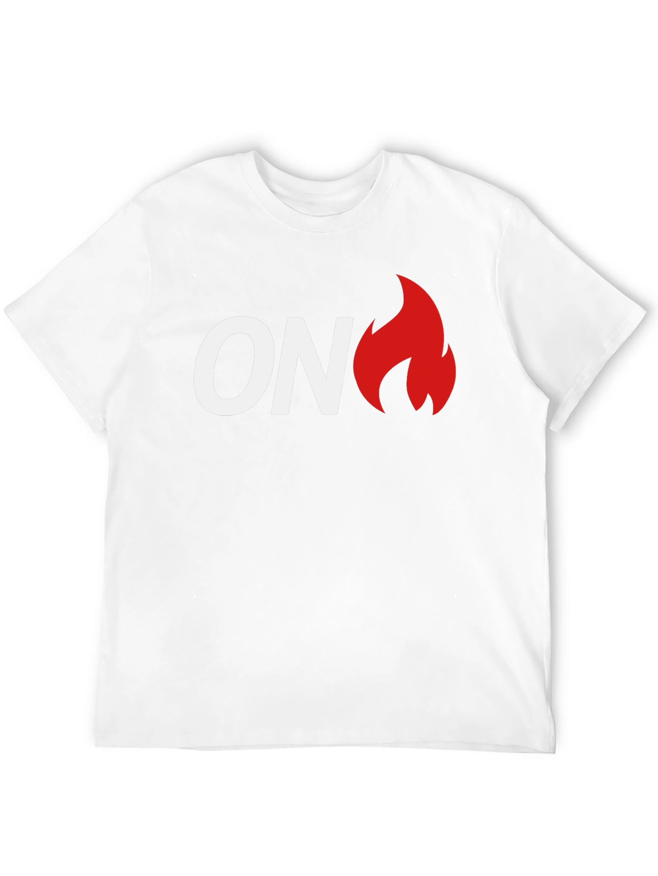 ON Fire Graphic T-Shirt - Black Cotton Tee