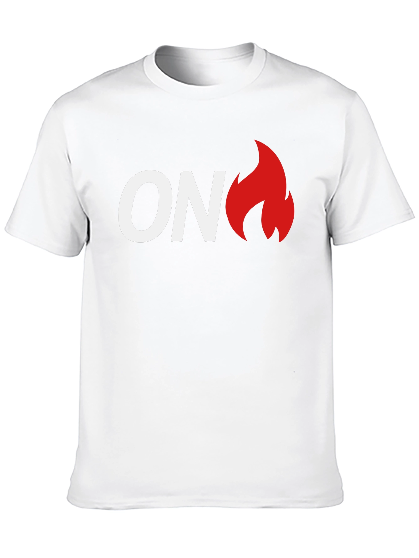 ON Fire Graphic T-Shirt - Black Cotton Tee