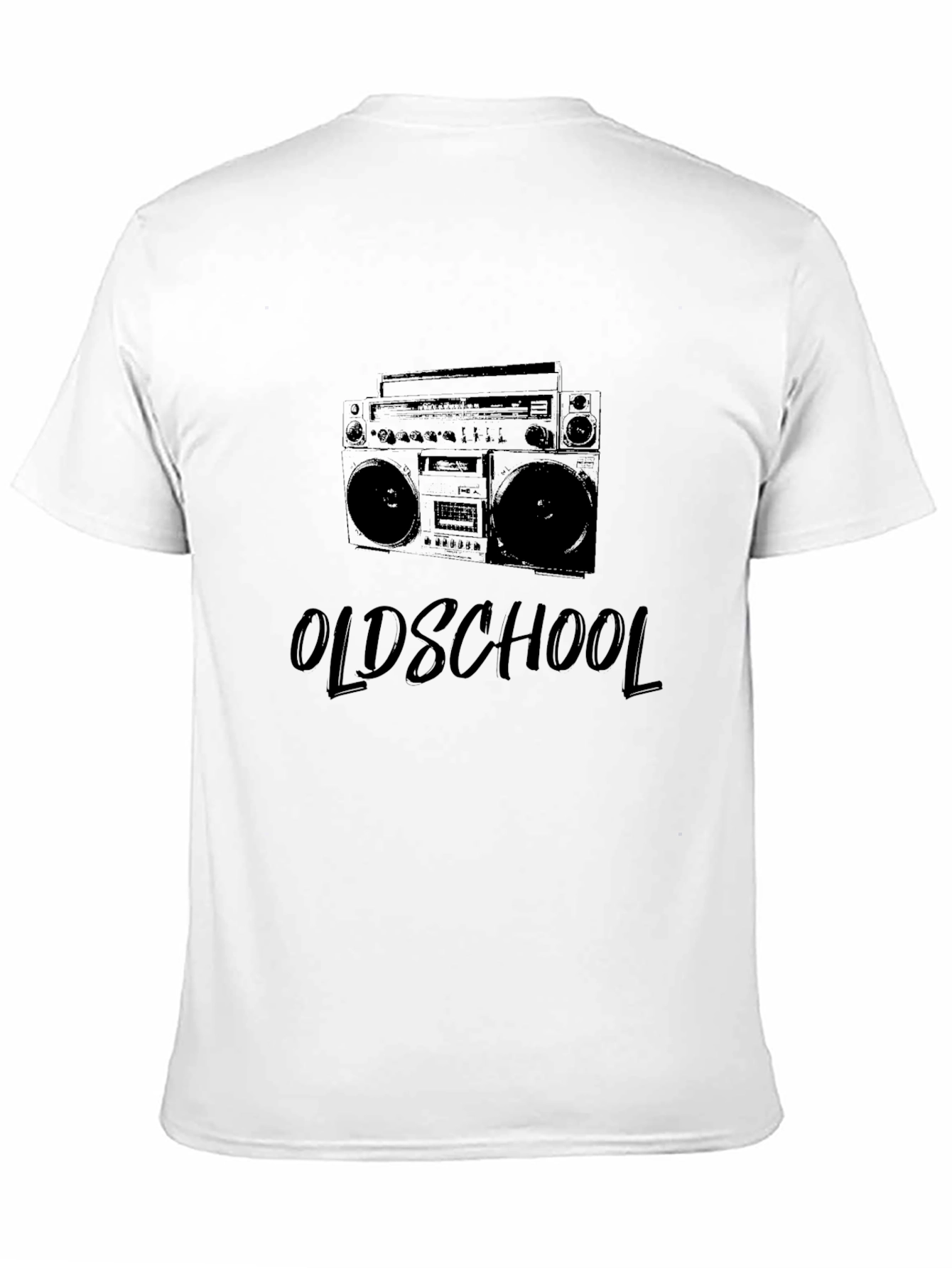 Old School Boombox Graphic T-Shirt