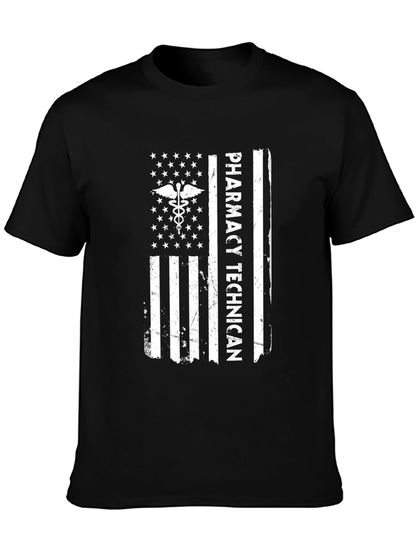 Pharmacy Technician American Flag T-Shirt