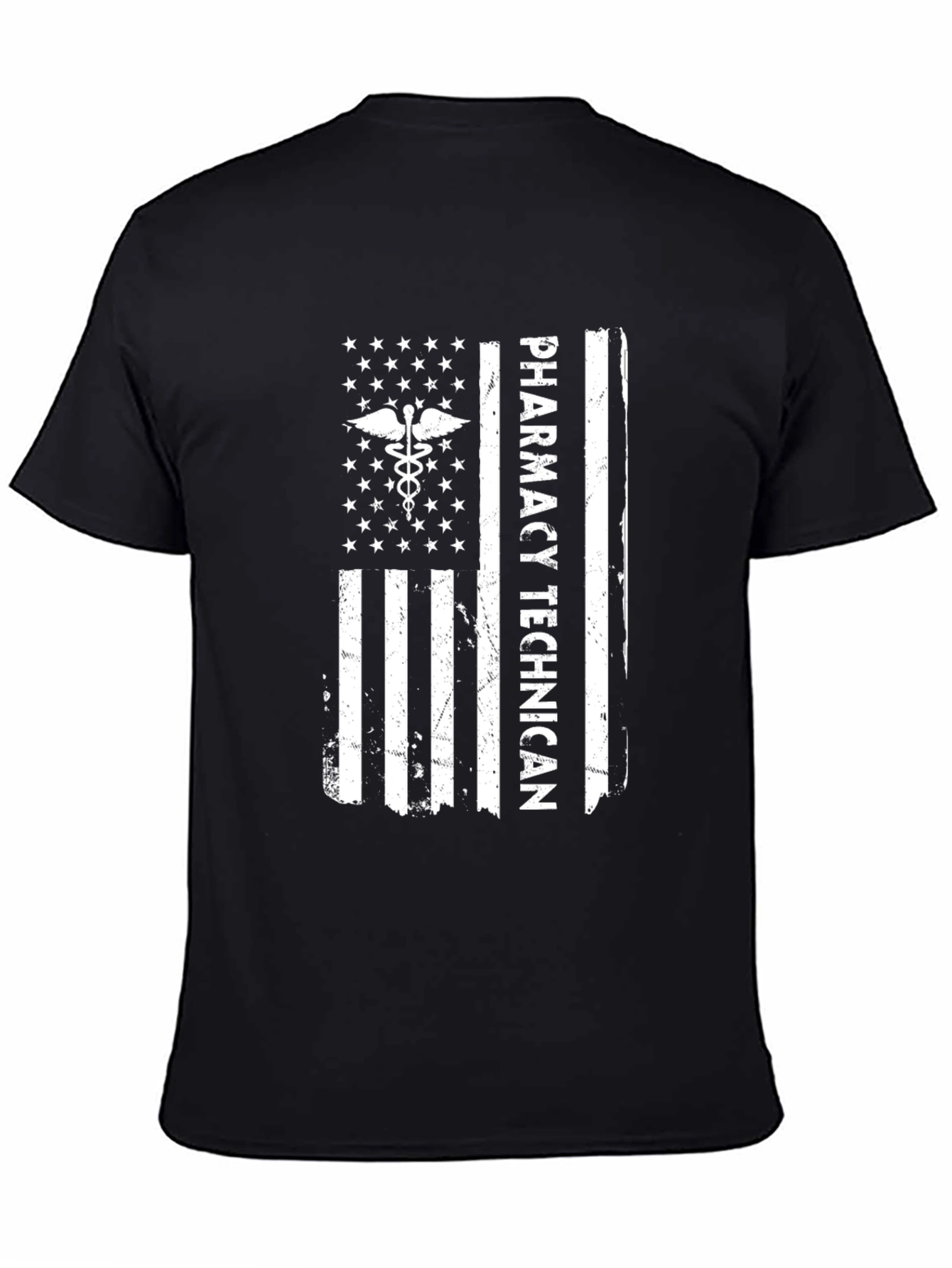 Pharmacy Technician American Flag T-Shirt