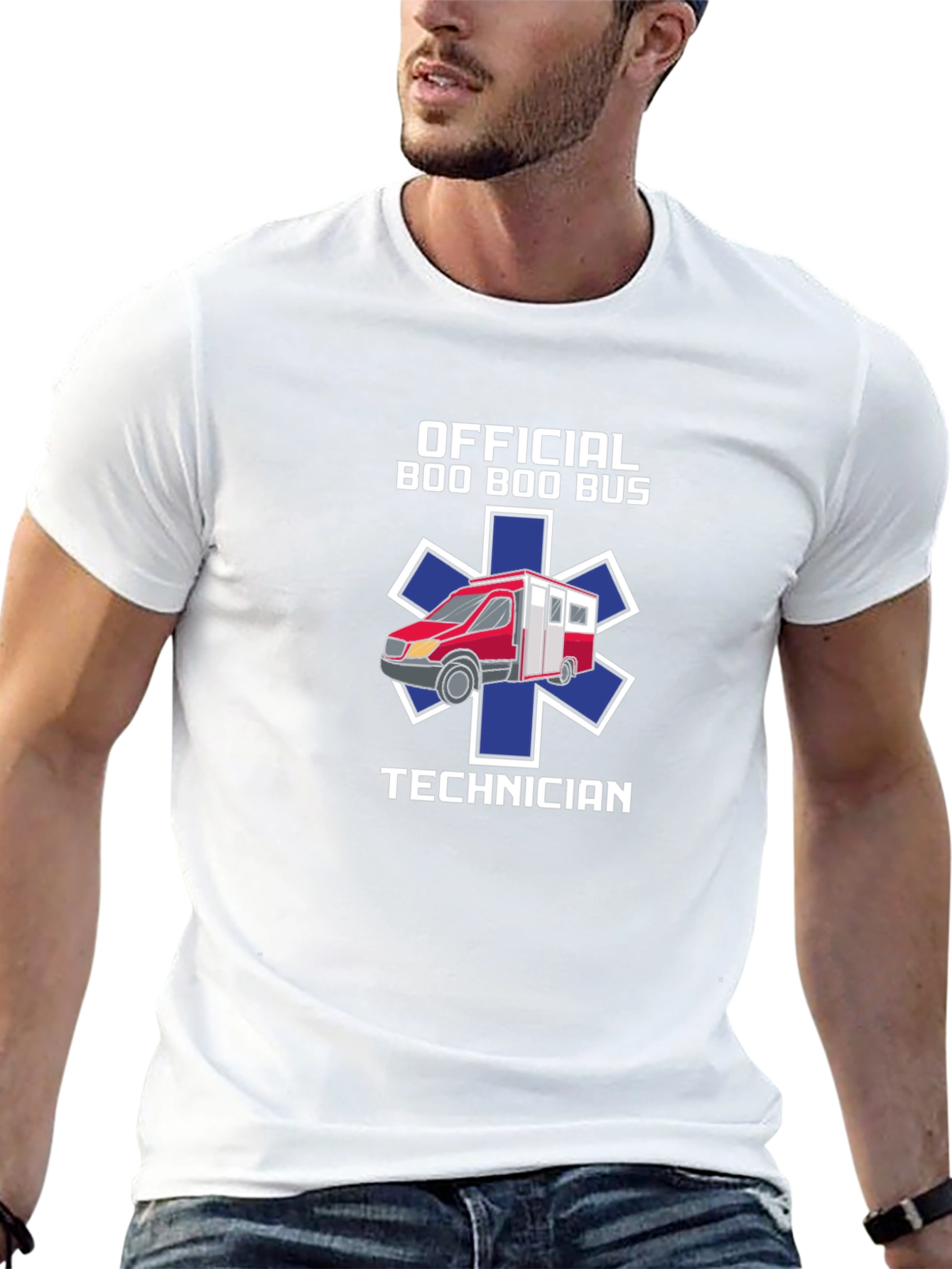 Boo Boo Bus Technician Graphic T-Shirt