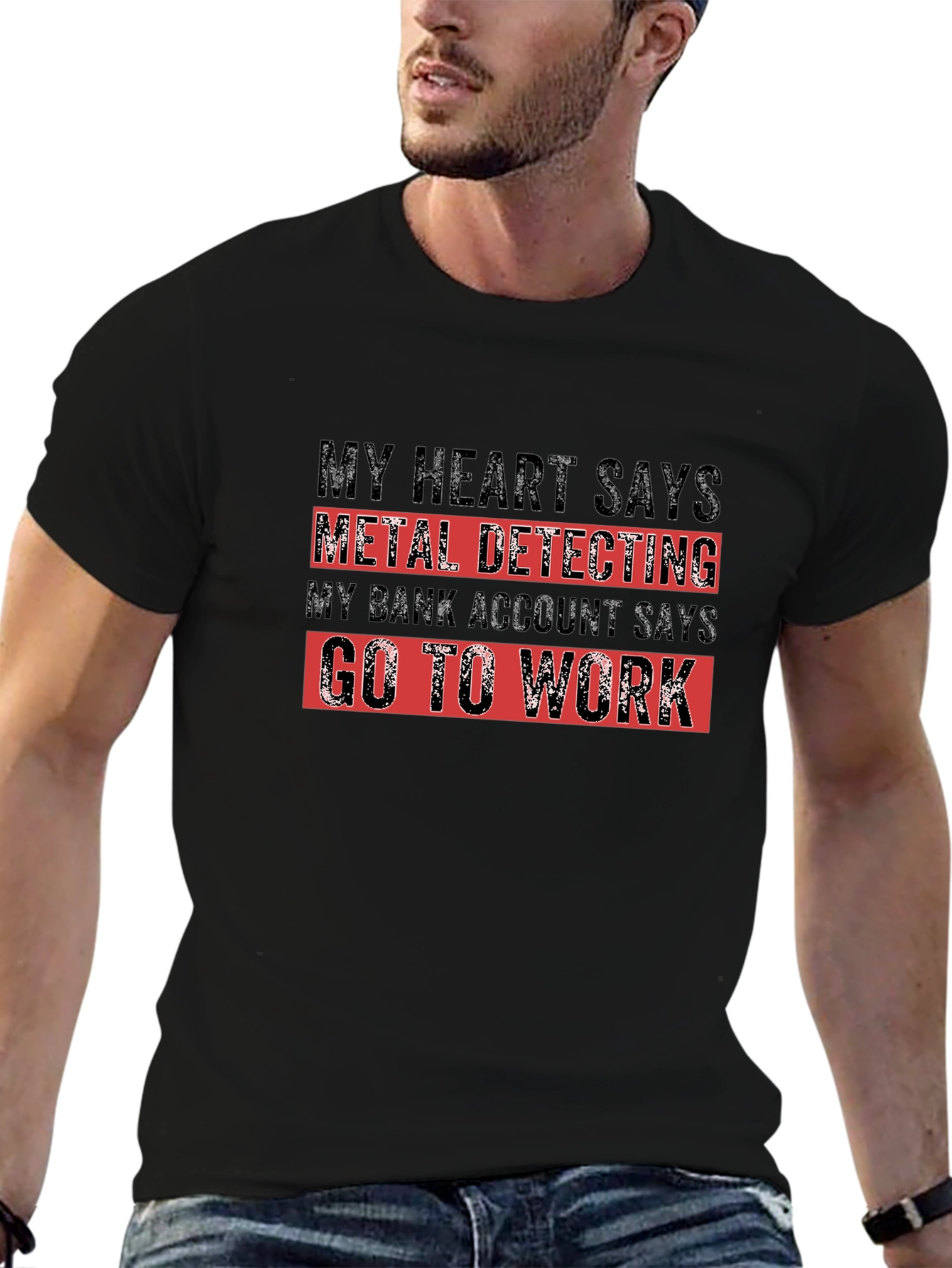 Metal Detecting Graphic T-Shirt