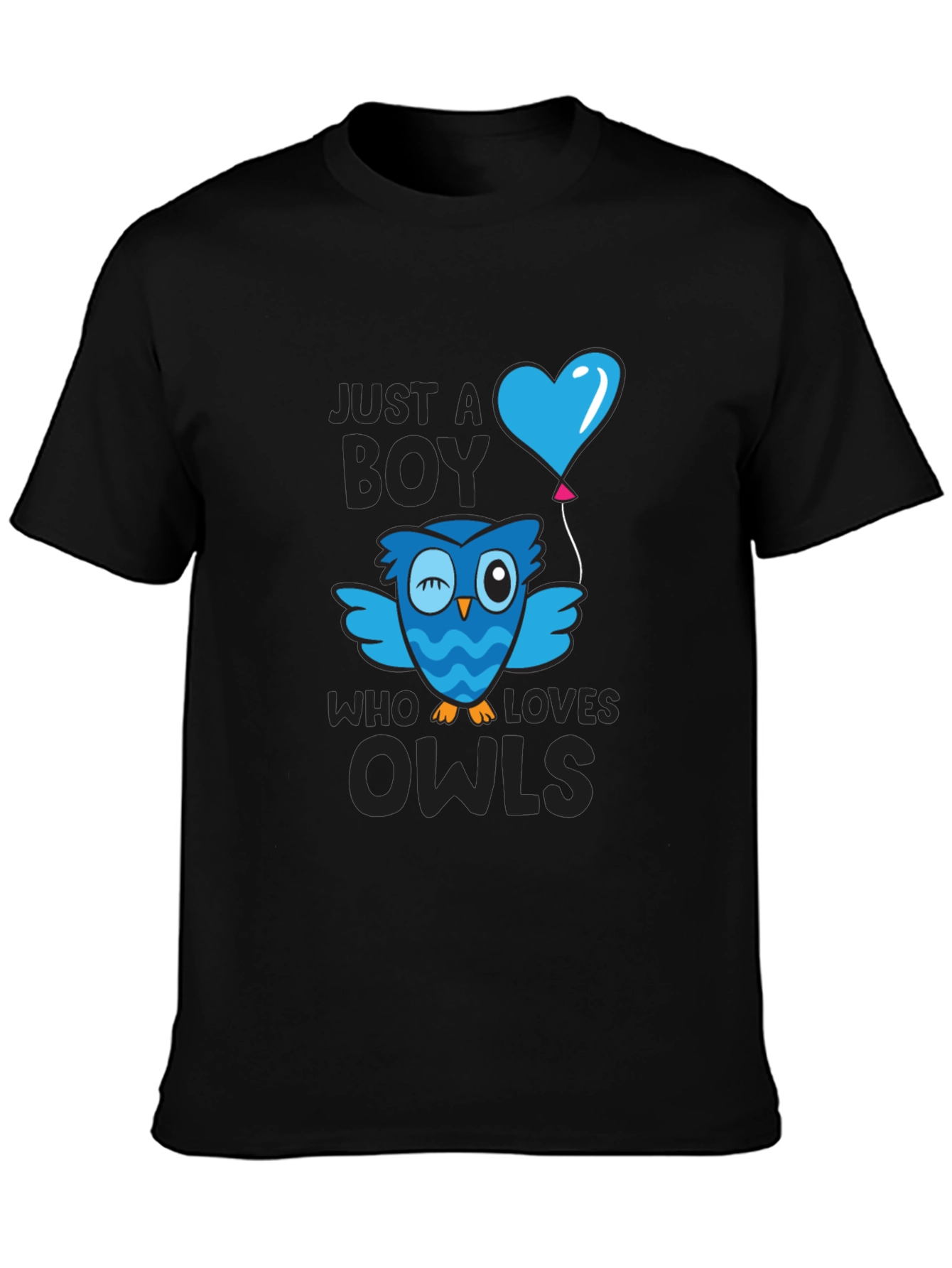 Just A Boy Who Loves Owls Graphic Tee
